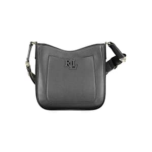 Ralph Lauren Nero Leather Women Shoulder Bag