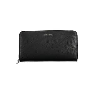 Calvin Klein Black Polyurethane Women Wallet