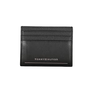 Tommy Hilfiger Black Leather Men Wallet