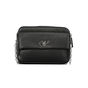Calvin Klein Black Polyester Women's Shoulder Bag