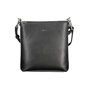 Calvin Klein Black Polyester Woman Shoulder Bag