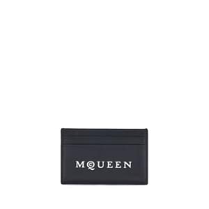 Alexander McQueen Black Calf Leather Bos Taurus Wallet
