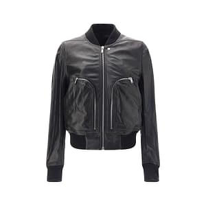 Rick Owens Bauhaus Flight Leather Jacket