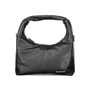 Mario Valentino Black Polyurethane Women Shoulder Bag
