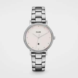 Cluse Silver Stainless Steel Dress Watch