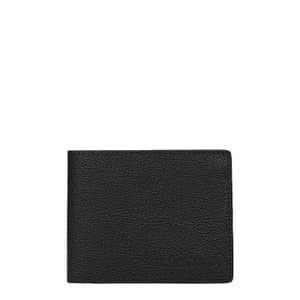 Testoni Black Leather Wallet