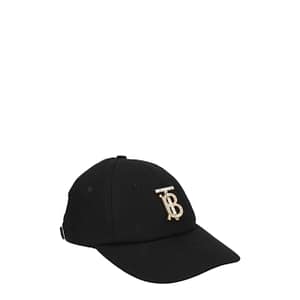Burberry Black Cotton Cap (Baseball Hat)