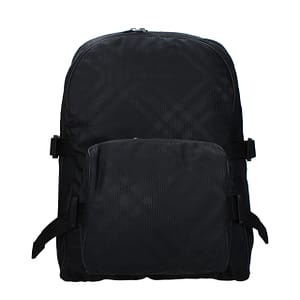 Burberry Black Fabric Backpack