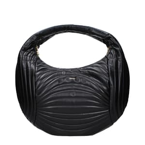 Salvatore Ferragamo Black Leather Handbag