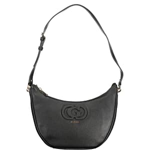 Guess Jeans Nero Poliuretano Women Handbag