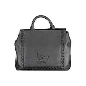 BYBLOS Black Polyurethane Women Handbag