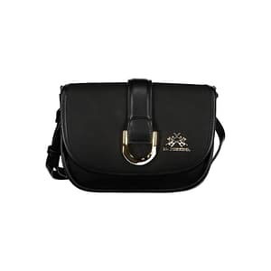 La Martina Nero Polyurethane Women Shoulder Bag