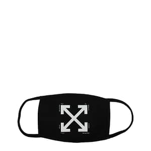 Off-White Black Cotton Facemask