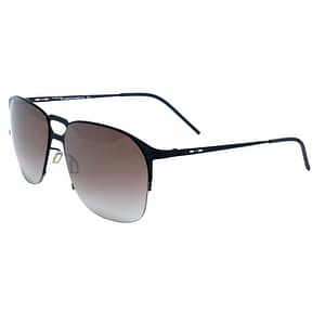 Italia Independent Black Metal Sunglasses