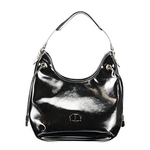 Twinset Black Polyurethane Women Hobo Bag