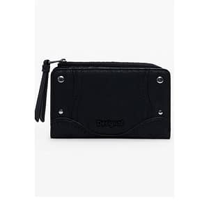 Desigual Nero Poliuretano Women Wallet