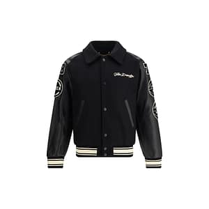 Golden Goose Black Fleece Wool Bomber