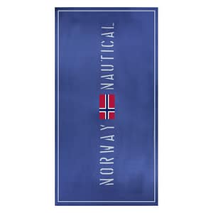 Norway 1963 Blue Polyester Women Beach Towel