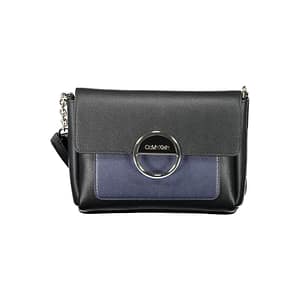 Calvin Klein Black Polyurethane Women Shoulder Bag