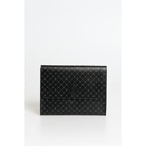 Trussardi Black Polyester Men Clutch