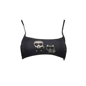 Karl Lagerfeld Black Poliammide Women Swimsuit