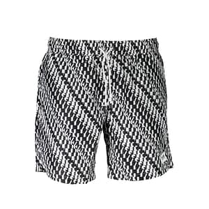 Karl Lagerfeld White Polyester Men's Swim Boxer
