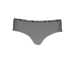 Karl Lagerfeld Black Polyamide Women's Swim Briefs