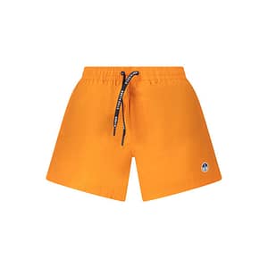 North Sails Arancione Nylon Men's Swim Boxer