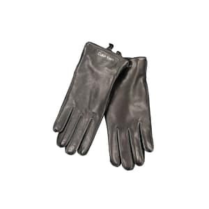 Calvin Klein Nero Wool Men Glove