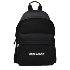 Palm Angels Black Fabric Backpack