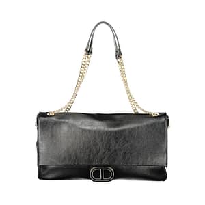 Twinset Nero Poliuretano Woman Shoulder Bag