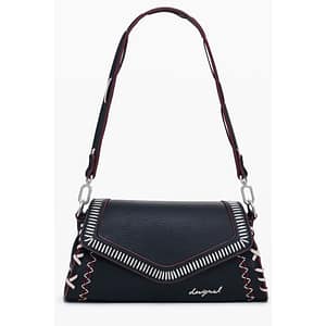Desigual Nero Poliuretano Donna Borsa