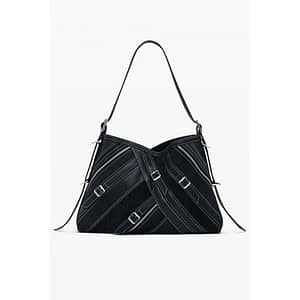 Desigual Nero Polyurethane Women Shoulder Bag