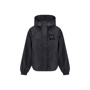 Ganni Black Nylon Shell Jacket
