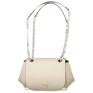 Guess Jeans Bianco Poliuretano Woman Handbag