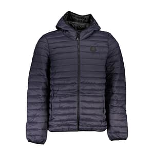 Gianmarco Venturi Blu Poliammide Men's Jacket