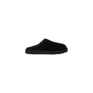 UGG Black Suede Leather Clogs