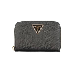 Guess Jeans Nero Poliuretano Women Wallet