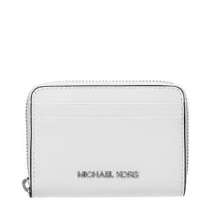 Michael Kors White Leather Cardholder