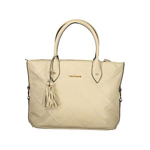 Laura Biagiotti Beige PVC Women Handbag
