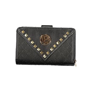 Laura Biagiotti Black Polyurethane Women Wallet