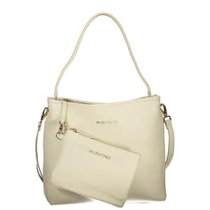 Mario Valentino Beige Polyurethane Women Shoulder Bag