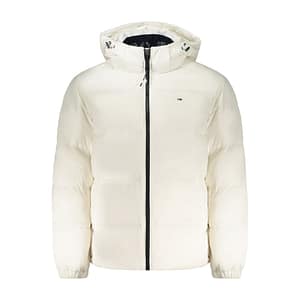 Tommy Hilfiger White Polyester Men's Jacket