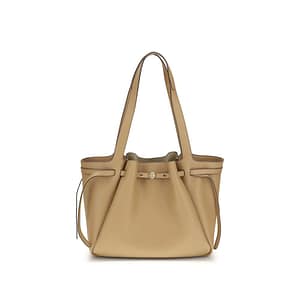 Tory Burch Beige Leather Shoulder Bag