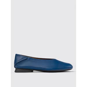 Camper Blue Leather Ballet Flats