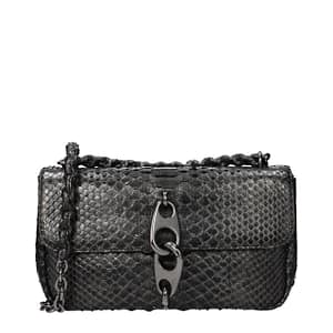 Tom Ford Gray Skin Shoulder Bag