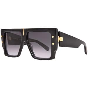Balmain Black Acetate Sunglasses