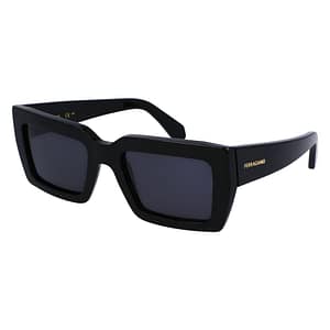 Ferragamo Black Acetate Sunglasses