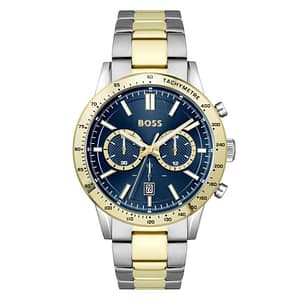 Hugo Boss Gray Stainless Steel Dress Watch