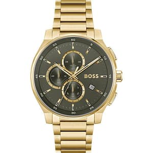Hugo Boss Gold Stainless Steel Dress Watch